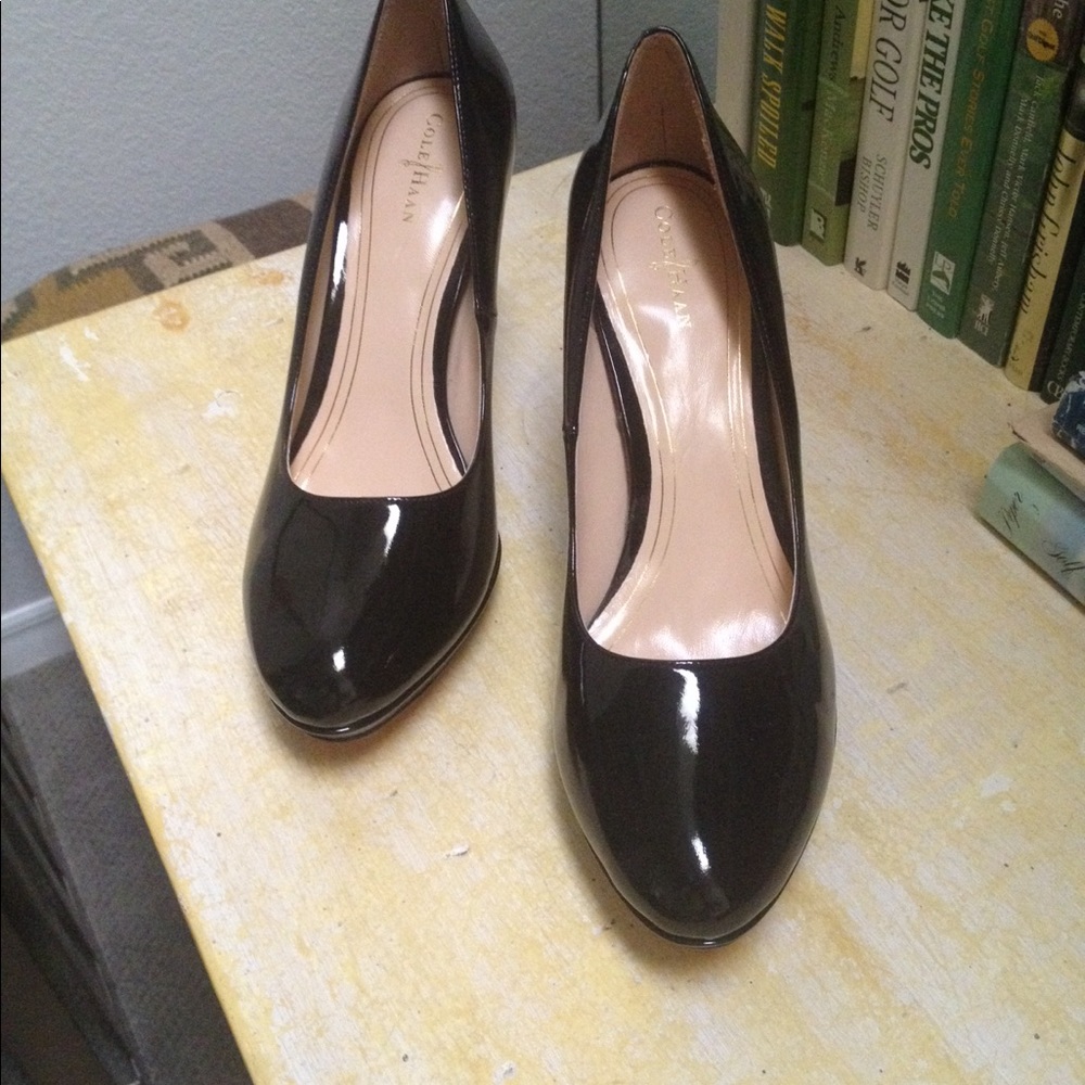 COLEHAAN BLACK 4" HIGH HEEL PUMP NEVER WORN SZ 10